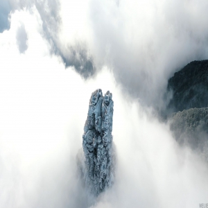 梵净山雪景